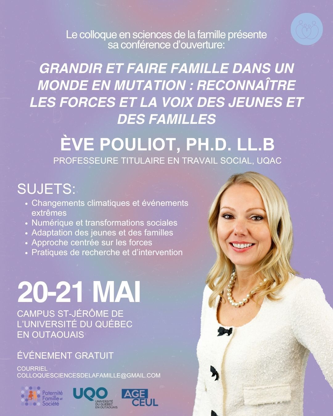 Grandir et faire famille dans un monde en mutation&nbsp;: Reconnaître les forces et la voix des jeunes et des familles