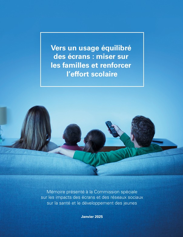 Vers un usage équilibré des écrans&nbsp;: miser sur les familles et renforcer l’effort scolaire